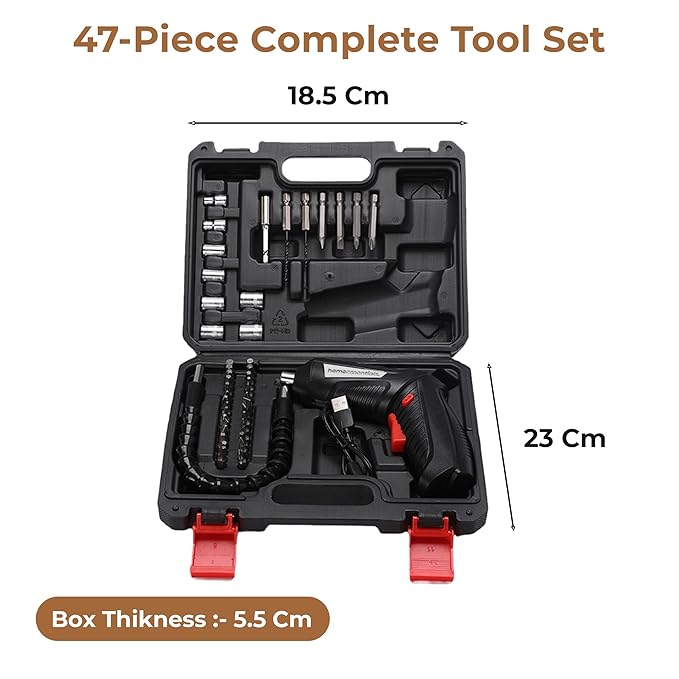 Wireless Electric Screwdriver Drill Kit thumbnail 5